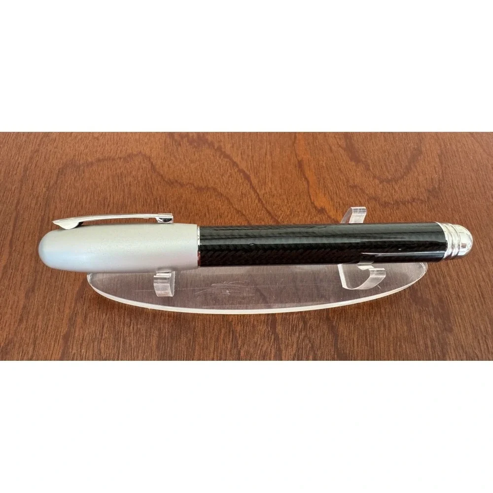 Vintage Delta Y2K Carbon Fiber Rollerball Pen Made in Italy Rare (#0161)